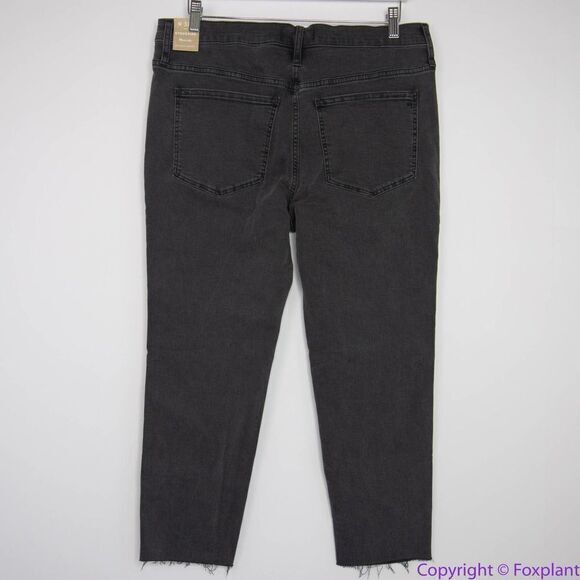 NEW Madewell Petite Stovepipe Jeans in Banberry Wash: Raw-Hem, P32 - Picture 10 of 16